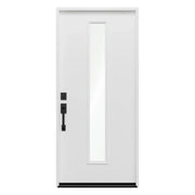 Pella 1 Light Flush Fiberglass Front Door