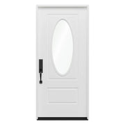 Pella 3/4 Oval Light Fiberglass Front Door