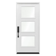 Pella 3 Light Equal Fiberglass Front Door
