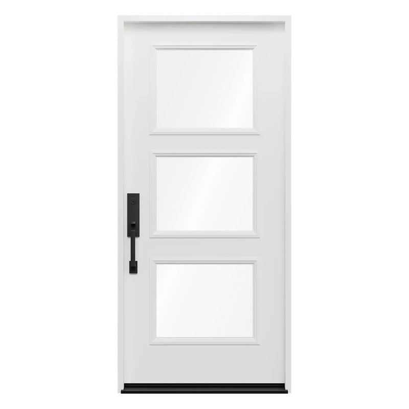 Pella 3 Light Equal Fiberglass Front Door
