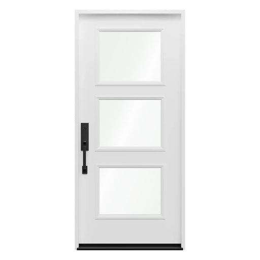 Pella 3 Light Equal Fiberglass Front Door