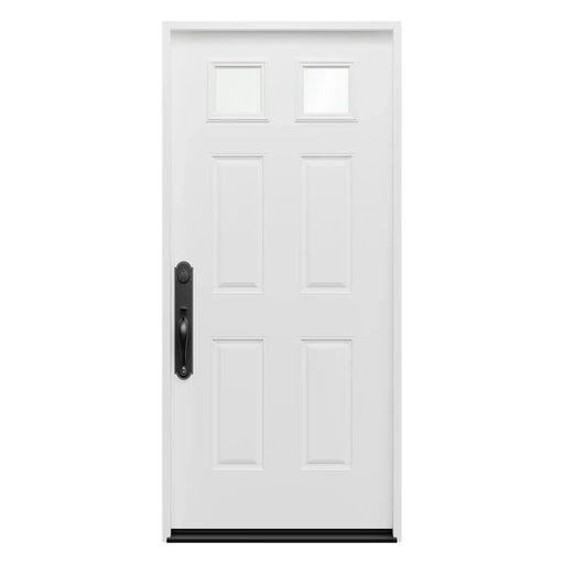 Pella Twin Colonial Light Fiberglass Front Door