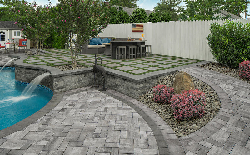 Ledgestone Smooth 3-Pc. Design Kit – Sherwood Collection | Cambridge Pavers