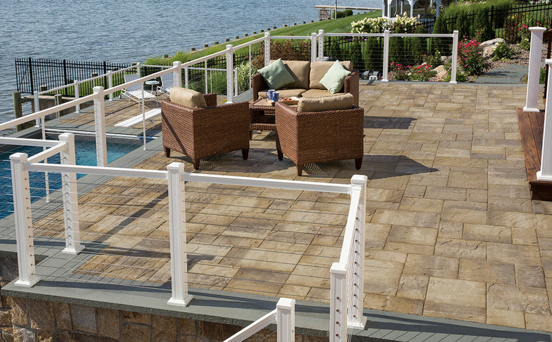 Ledgestone XL 3-Pc. Design Kit – Sherwood Collection | Cambridge Pavers