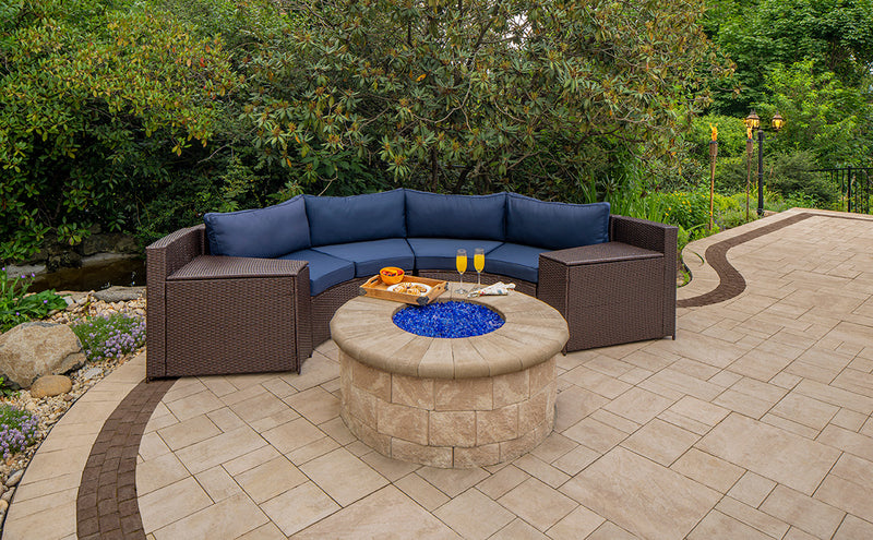 Ledgestone XL 3-Pc. Design Kit – Sherwood Collection | Cambridge Pavers