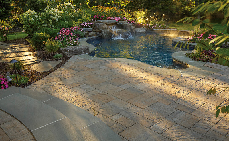 Ledgestone XL 3-Pc. Design Kit – Sherwood Collection | Cambridge Pavers