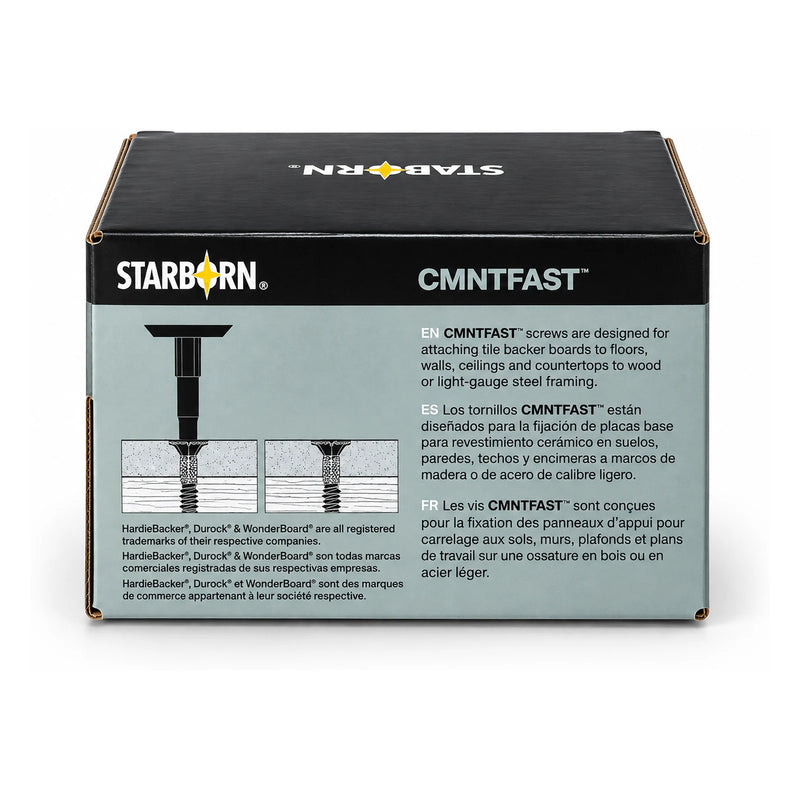 Starborn CMNTFAST 1-5/8 in. Cement Board Screws, 140 Pieces - view 2