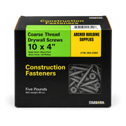 Starborn #10 x 4 in. Coarse Thread Drywall Screws, 5 lb. Box