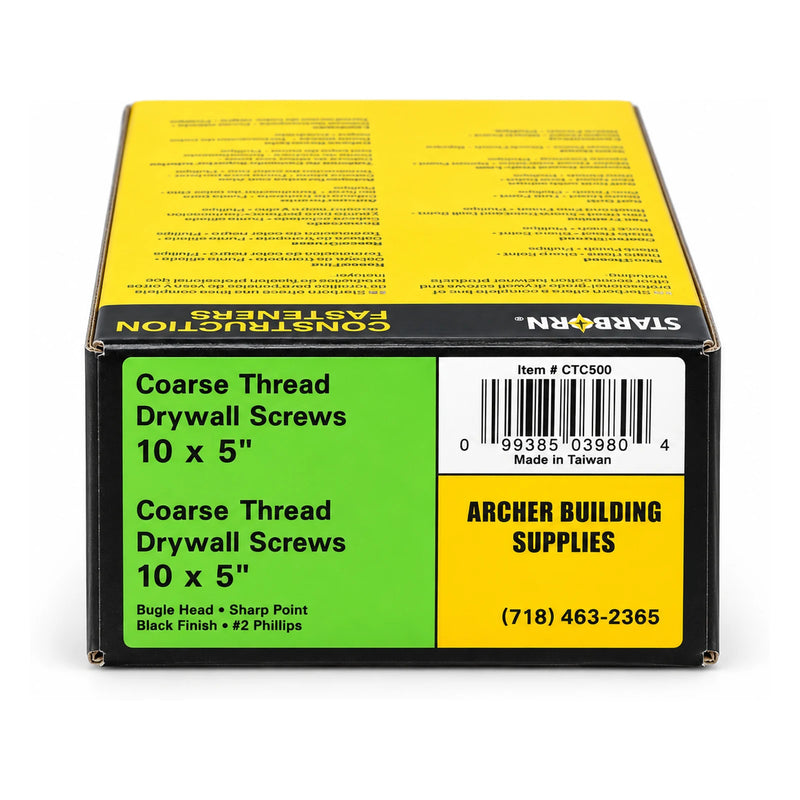 Starborn #10 x 5 in. Coarse Thread Drywall Screws, 1 lb. Box - view 3