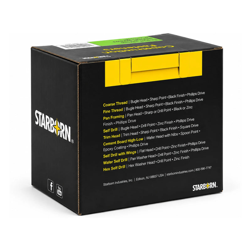 Starborn #6 x 1-1/4 in. Coarse Thread Drywall Screws, 5 lb. Box - view 2