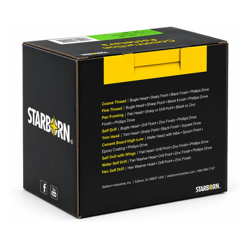 Starborn #8 x 2-1/2 in. Coarse Thread Drywall Screws, 5 lb. Box - view 2