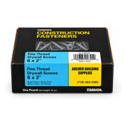 Starborn #6 x 2 in. Fine Thread Drywall Screws, 1 lb. Box