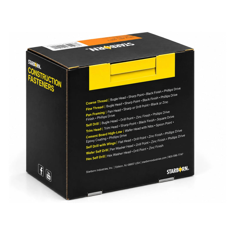 Starborn #12 x 2 in. Hex Self-Drilling Screws, 5 lb. Box - view 2