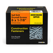 Starborn #6 x 1-7/8 in. Self-Drilling Drywall Screws, 5 lb. Box