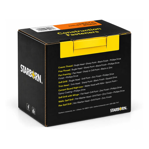 Starborn #8 x 2-3/8 in. Self-Drilling Drywall Screws, 5 lb. Box - view 2