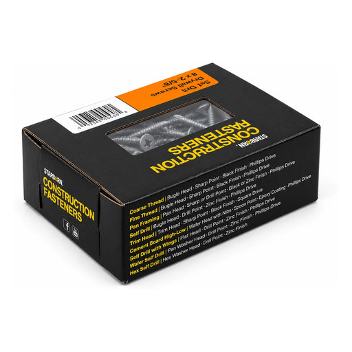 Starborn #8 x 2-5/8 in. Self-Drilling Drywall Screws, 1 lb. Box - view 2