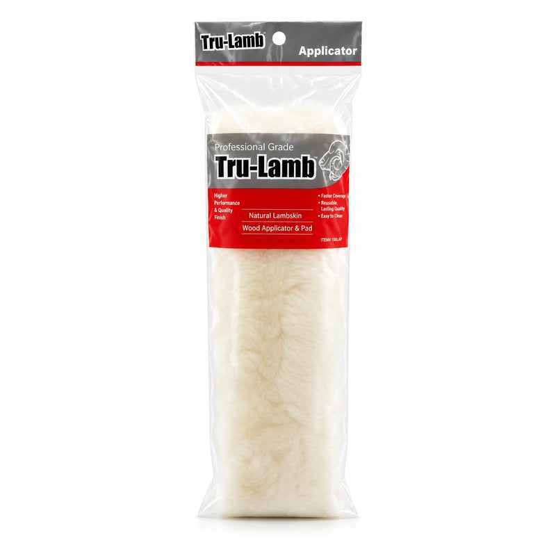 Tru-Lamb Natural Lambskin Wood Applicator and Pad