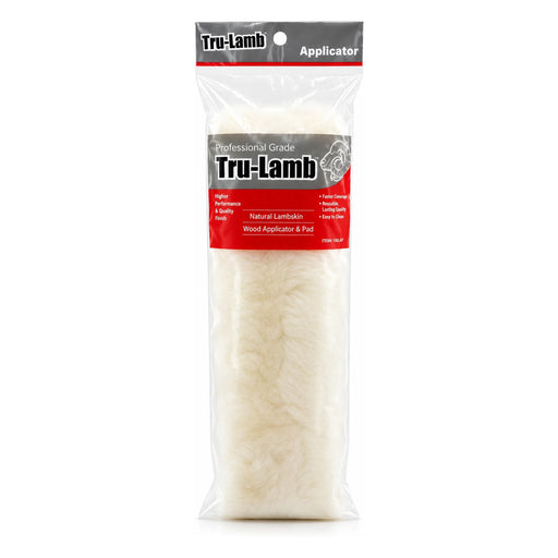 Tru-Lamb Natural Lambskin Wood Applicator and Pad